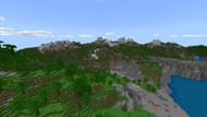 Bedrock's optimization allows for incredible views almost everywhere (Image via Mojang)